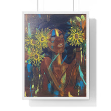 Load image into Gallery viewer, &quot; You&#39;re the Reason Flowers Bloom...&quot; Framed Poster
